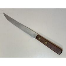 Vintage Ontario Stainless Steel Kitchen Knife with Wooden Handle Durable & Sharp picture