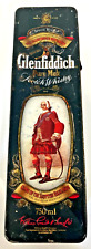 A9946 Glenfiddich Scotch Whisky EMPTY tin Clans Of The Highlands House Stewart picture