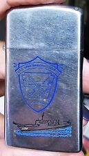 VINTAGE ZIPPO USS SPARTANBURG COUNTY LST-1192 NAVY military  Rare Htf picture