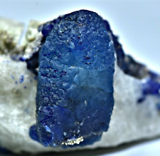 97g Excellent Huge Blue Afghanite Crystal w/ lazurite, Wernerite and Calcite Spe picture