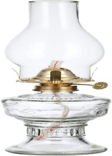 Oil Lamp Lantern 12.5'' Vintage Clear Glass Kerosene Lamp Chamber Oil Lamps For picture
