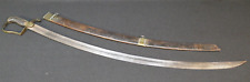 Antique Early 19th C. American European Cavalry Officers Sword Sabre & Scabbard picture
