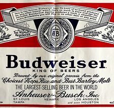 Budweiser Double Page King Of Beers 1965 Advertisement Centerfold Brewery DWII1 picture