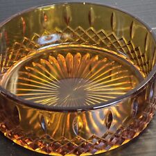  Indiana Glass Amber Round Candy Bowl  6