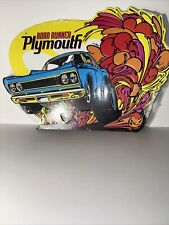Plymouth Road Runner Metal Sign  Brand New Psychedelic Colors Man Cave Mopar picture