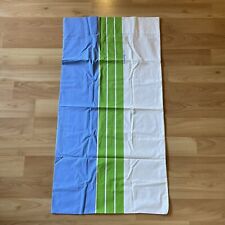 Vintage Wamsutta Scuda King Pillowcase Blue Green Stripes Color Block Single (1) picture