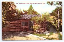 Postcard Oldest House Utah Built 1847 Salt Lake UT picture