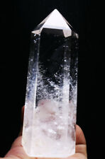 1.13lb Natural Pure Clear Quartz Crystal Tower Obelisk Wand Point Reiki Healing picture