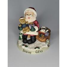 Santa Claus Bearing Gifts Figurine Even Santa Needs Helpers Christmas Kringle picture