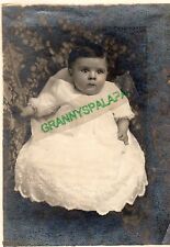 Antique Photo - B/W Snapshot Type - PFRANG Family Baby (William) 5 1/2 mo picture