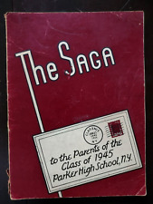 1945 Clarence NY Parker High School Yearbook - SAGA picture
