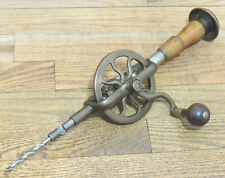 UNMARKED BRASS HAND DRILL-ANTIQUE TOOL picture