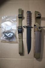 US Military Marines Corps USMC Ontario OKC 3S Combat Bayonet Knife & Scabbard R2 picture
