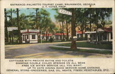 1937 Brunswick,GA Entrance,Palmetto Tourist amp Tichnor Glynn County Georgia picture