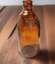 Anheuser Busch Amber Beer Bottle, Embossed Eagle 4 sides picture