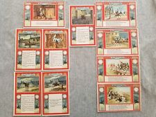 Paul Revere's Ride Longfellow Poem Complete Lot of 10 Postcards c 1910 Unposted picture