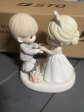Precious Moments From This Day Forward, Bisque Porcelain Figurine 123017 picture