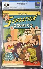 Sensation Comics #46 CGC VG 4.0 Off White to White Golden Age Wonder Woman picture