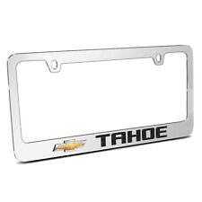 Chevrolet Tahoe in 3D Mirror Chrome Metal License Plate Frame picture