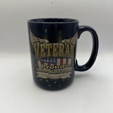 Veteran PROUD to have SERVED, Dark Blue Mug,USA,Military  In US picture