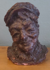Woody Guthrie Sculpture - Authentic Oklahoma Cowboy Hall of Fame Collectible picture