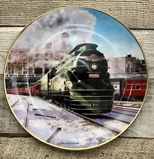 Vtg Danbury Mint Great American Trains Series Plate Broadway Limited Railroad picture