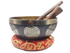 flower of life singing bowl-Singingbowls with meaning-Tibetan Bowl Sound healing picture