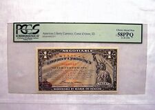 1998 NORFED - American Liberty Currency $1 Silver Certificate-PCGS 58PPQ Choice picture