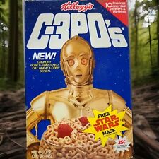 1984 Kellogg's Star Wars C-3PO's Cereal Box Stormtrooper Mask - LUSASFILM picture