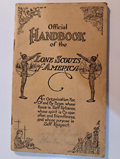 AN-174 Official Handbook Lone Scouts Of America 1915-1923 Camping Scouting picture