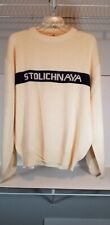 Vintage Stolichnaya Russian Vodka XL 3 Strikes Pullover Sweater Early 90's picture
