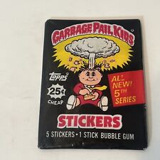 Garbage Pail Kids Series 5  1986 Topps 1 Wax Pack Sealed Authentic GPK Vintage picture