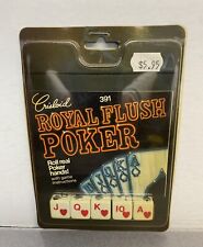 Vintage Crisloid Royal Flush Poker  Game  Dice New In Package 5 Dice picture