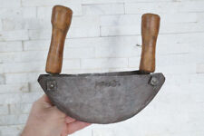 ~~~ Antique forged chopping knife, double decorated herb knife around 1850 ~~~ picture