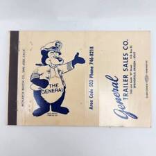 Vintage Matchbook General Trailer Sales Co. Springfield Oregon  picture
