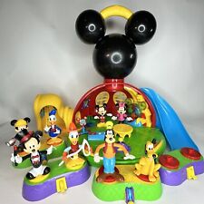 Disney Mickey's Talkin' Bobbin Clubhouse Playset w/8 Bonus Figures + Slide. picture