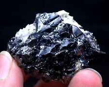 83g Natural CASSITERITE AQUAMARINE Crystal Cluster Rare Mineral Specimens picture
