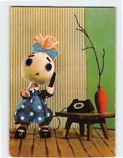 Postcard Doll talking over the phone, Futrinka utca picture