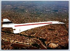 Airplane Postcard BAC British Aircraft SUD Aviation France Concorde F-WTSS DU3 picture