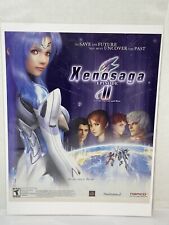 2001 Xenosaga Episode I 1 PS2 Vintage Print Ad/Poster Official RPG Promo Pop Art picture