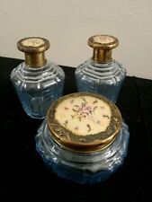 Vintage Glass Vanity Set Made In England picture