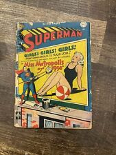 Superman 63 1950 DC Golden Age Superman Pinup Cover picture