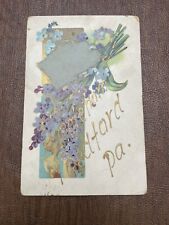 1907 “A Note From Bedford Pennsylvania” Antique Postcard picture