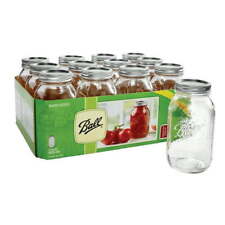 Ball Mason Regular Mouth Quart Jars with Lids and Bands, Set of 12-free shipping picture