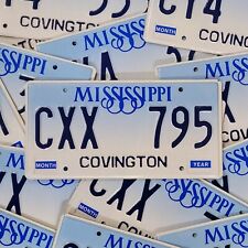 MISSISSIPPI BLUE FADE LICENSE PLATE 🔥FREE SHIPPING🔥 1 w/RANDOM LETTERS & #'S picture