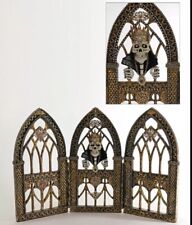 Katherine's Collection Gothic Triptych Halloween Display Skeleton NEW picture