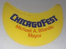 VTG 1970s ChicagoFest Promo Visor Bilandic Chicago Festival Souvenir Taste Union picture