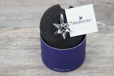 New 100% Auth SWAROVSKI Crystal Aurora Borealis Shimmer S Star Ornament 5551837 picture