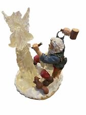 Christmas Santa Claus Ornament  Hammer Tool picture
