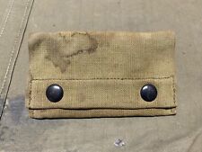 ORIGINAL WWI US ARMY M1910 FIRST AID BANDAGE CARRY POUCH-DATED 1918 picture